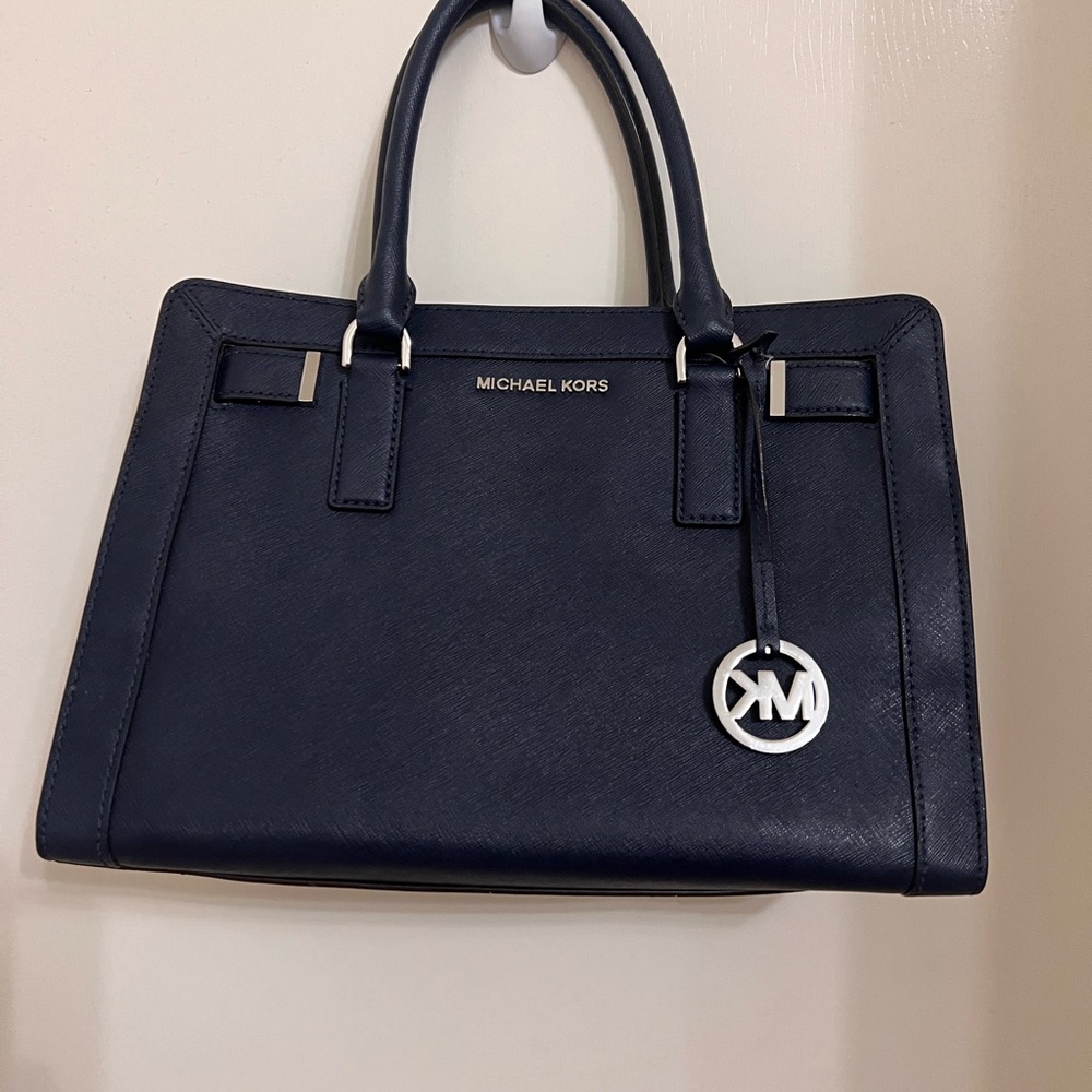 Michael Kors Dark Blue Satchel